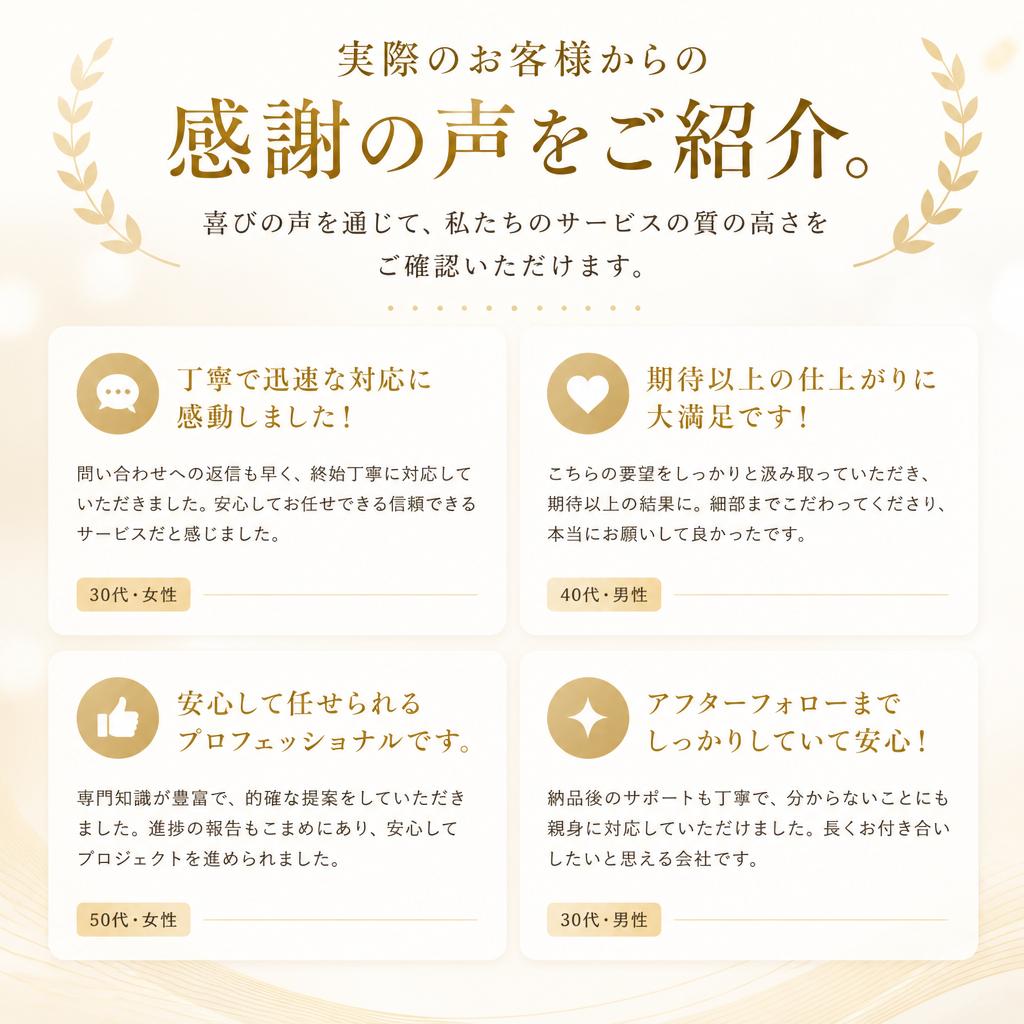 お客様の声