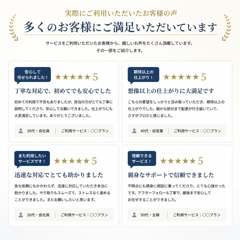 4. お客様の声