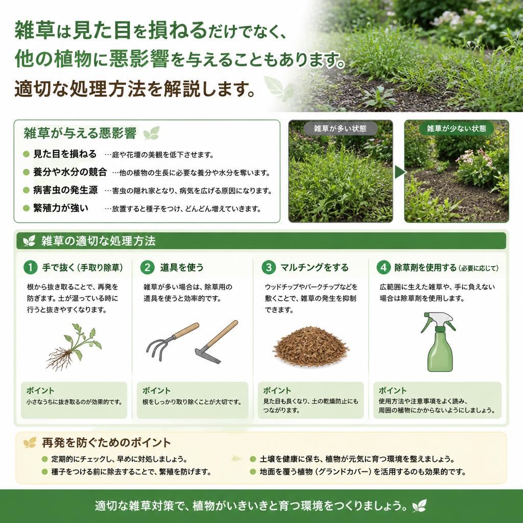 雑草除去の重要性
