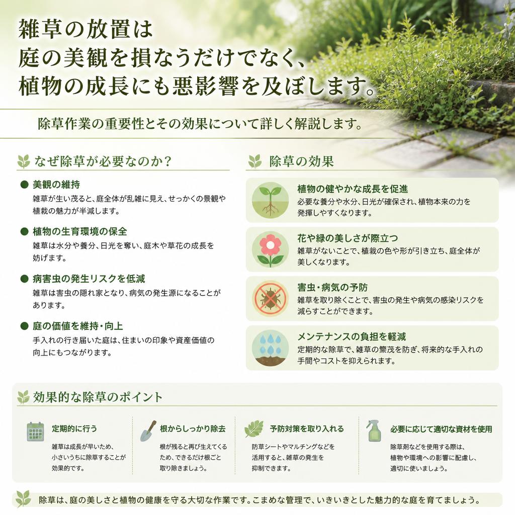 除草作業の重要性
