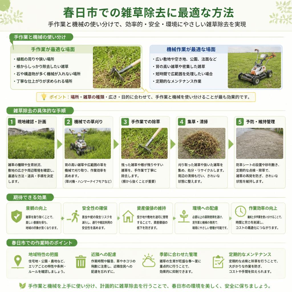 効果的な雑草除去法
