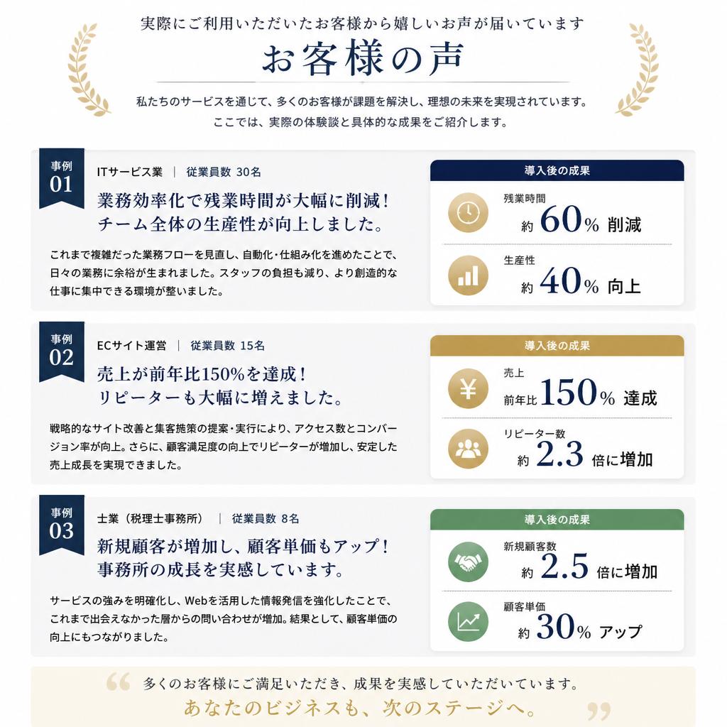 お客様の声