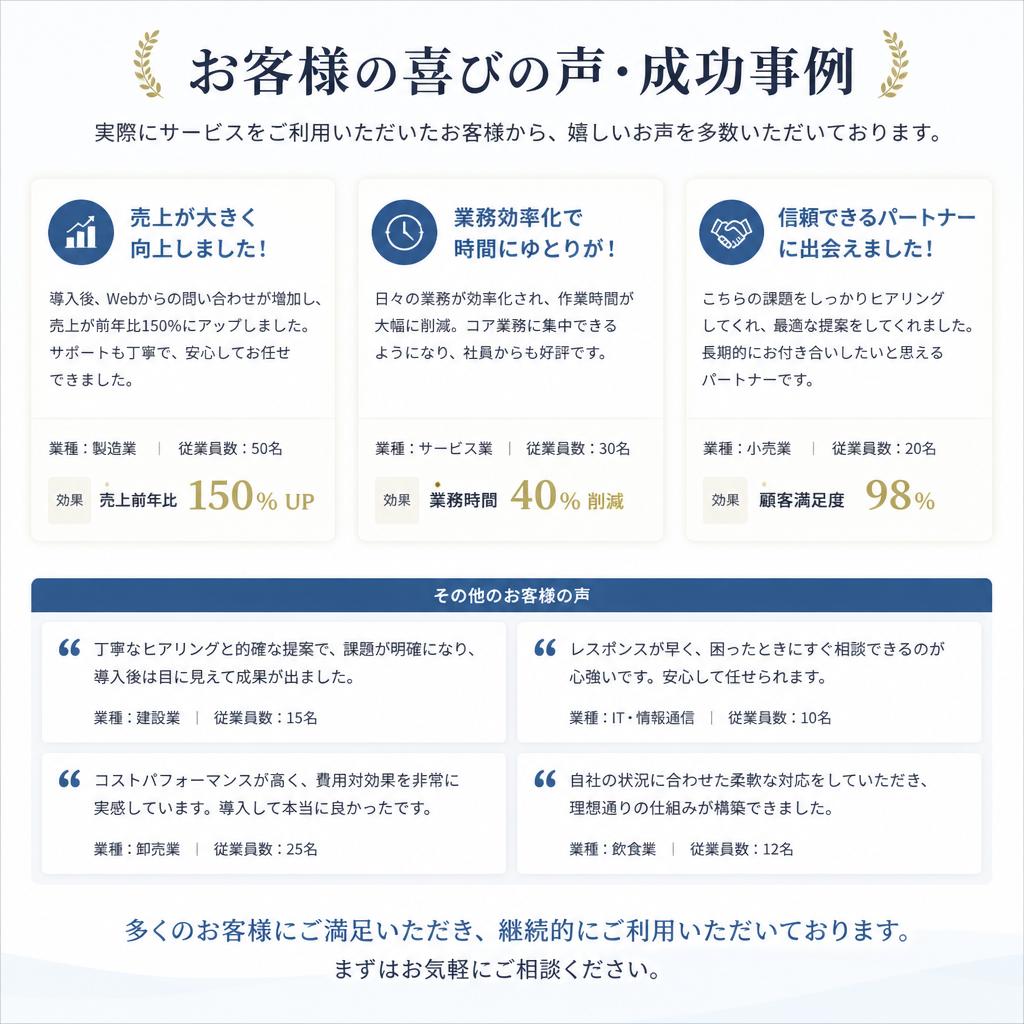 お客様の声