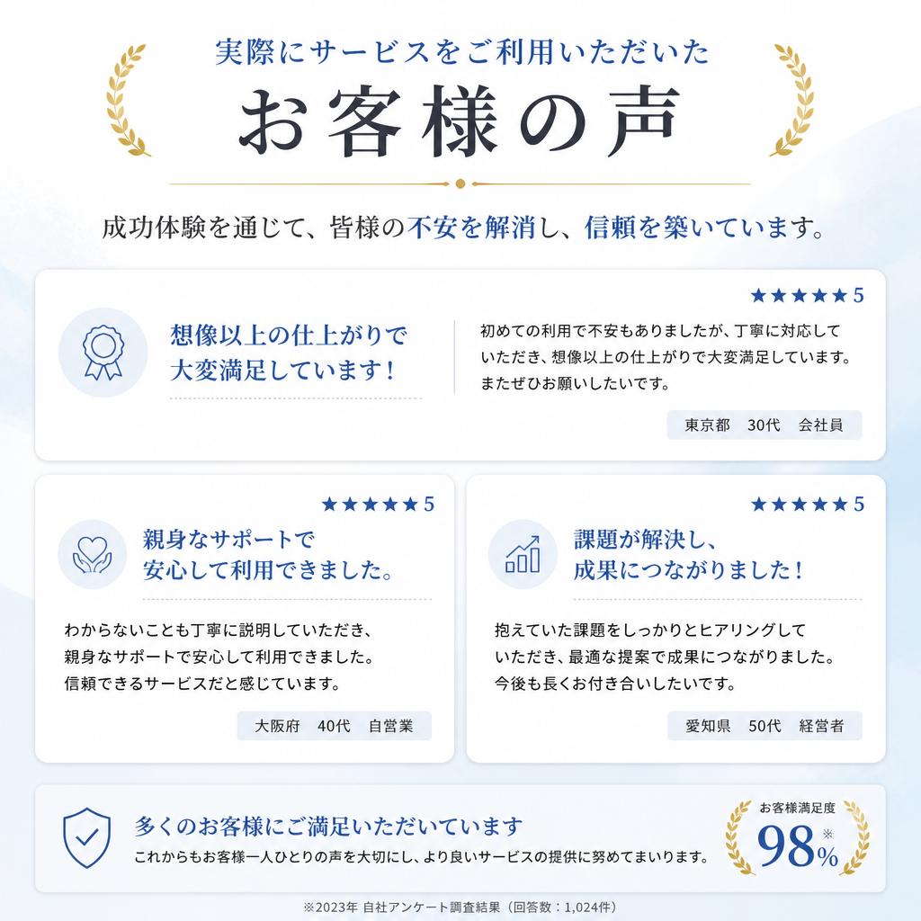 5. お客様の声