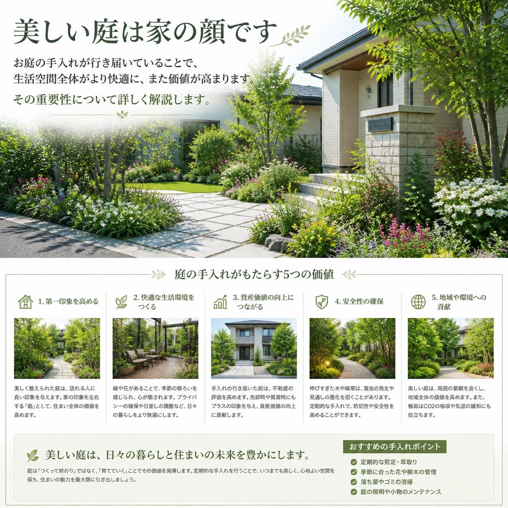 庭の手入れの重要性