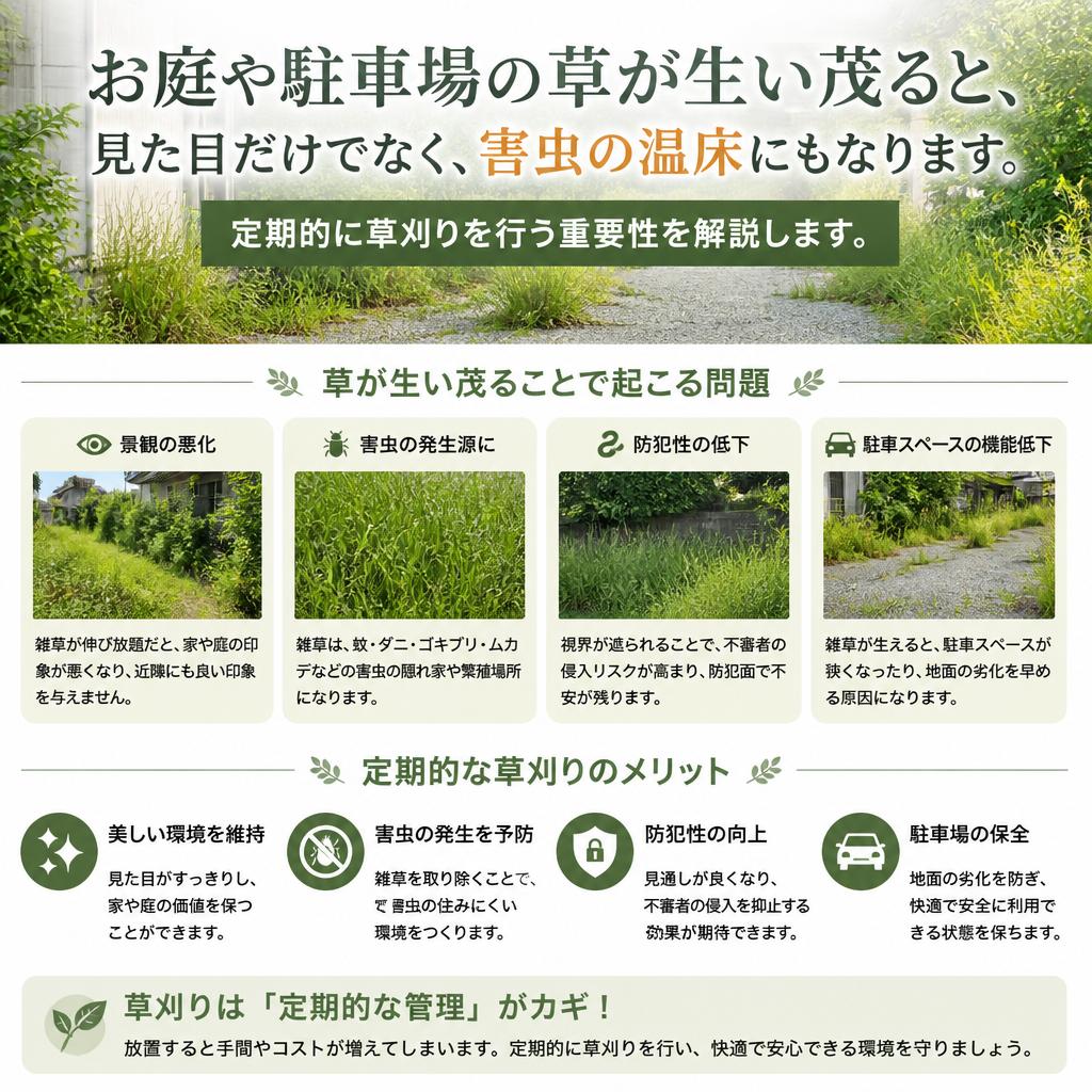 草刈りの重要性