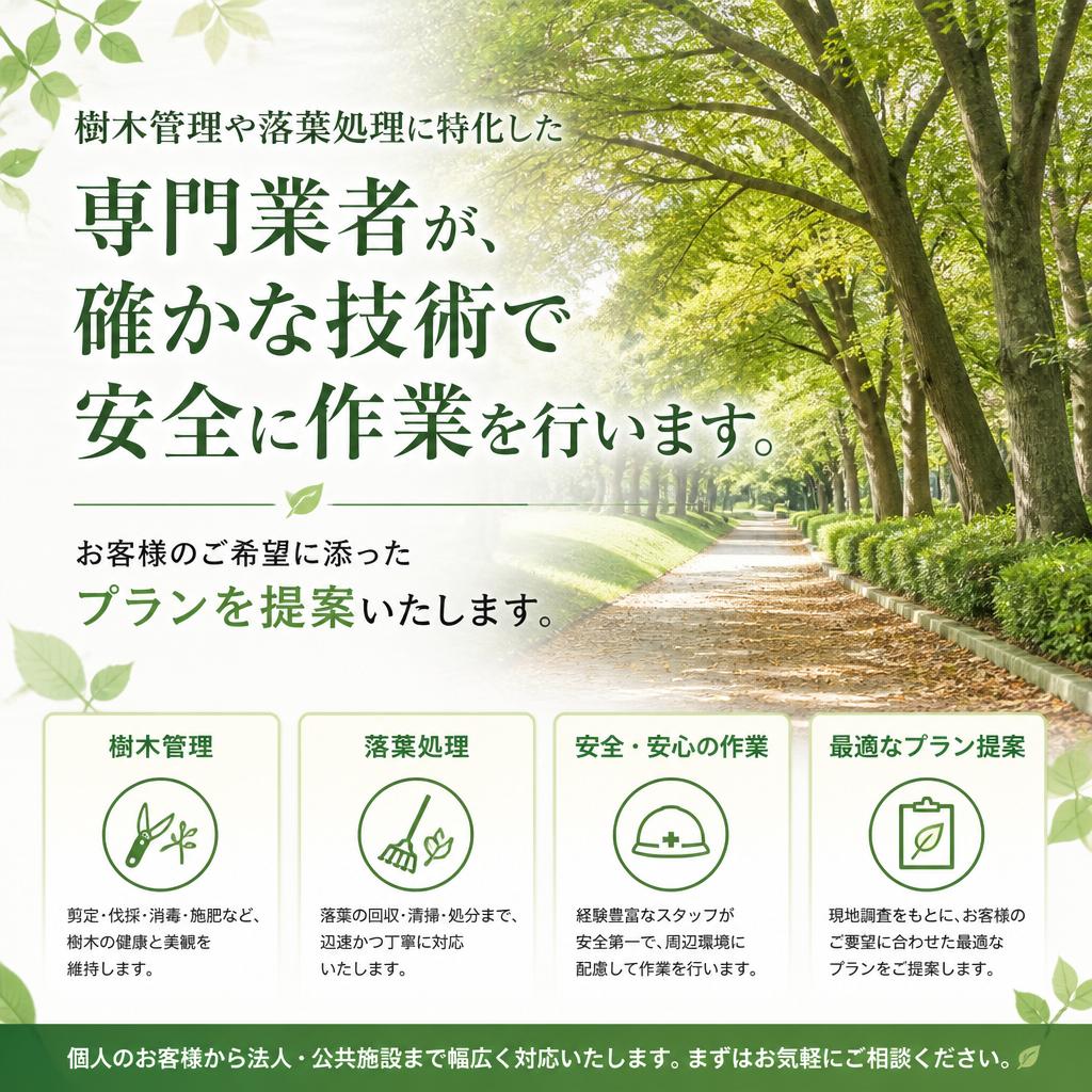 専門業者による高クオリティのサービス