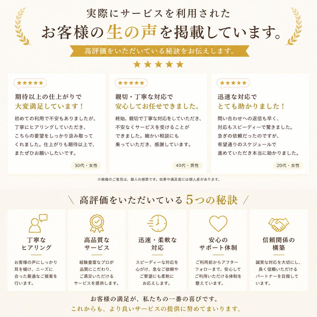 お客様の声