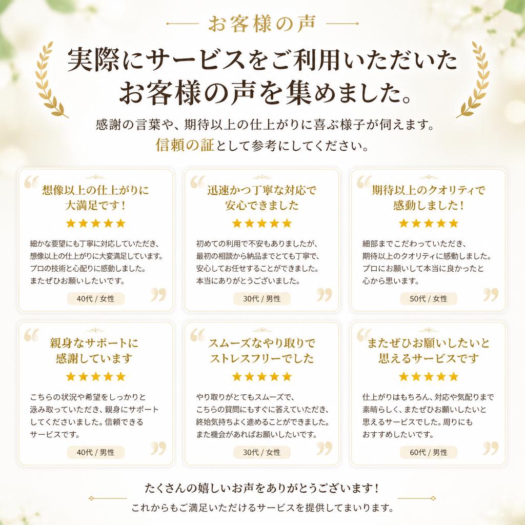 お客様の声