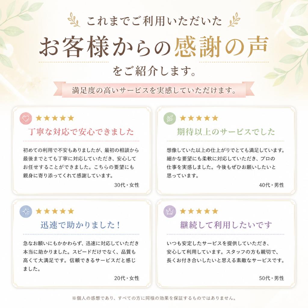 お客様の声