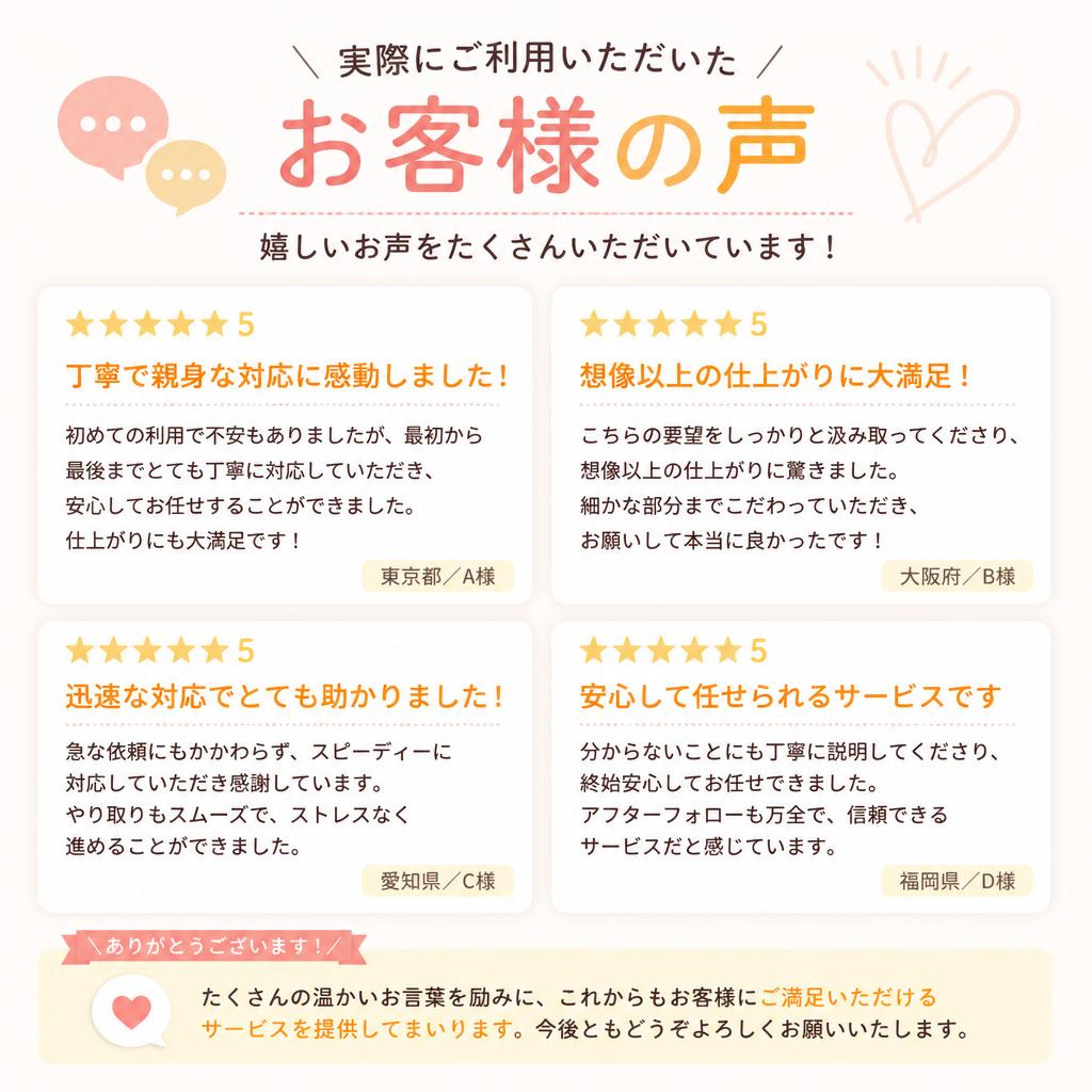 お客様の声