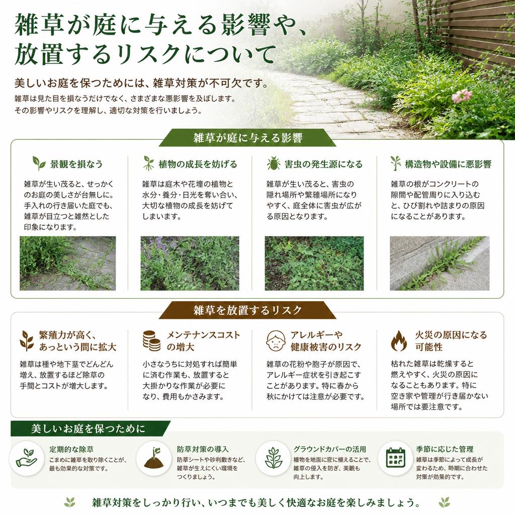 雑草対策の重要性