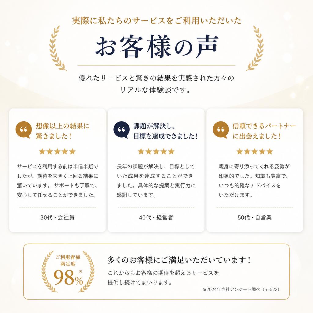 お客様の声