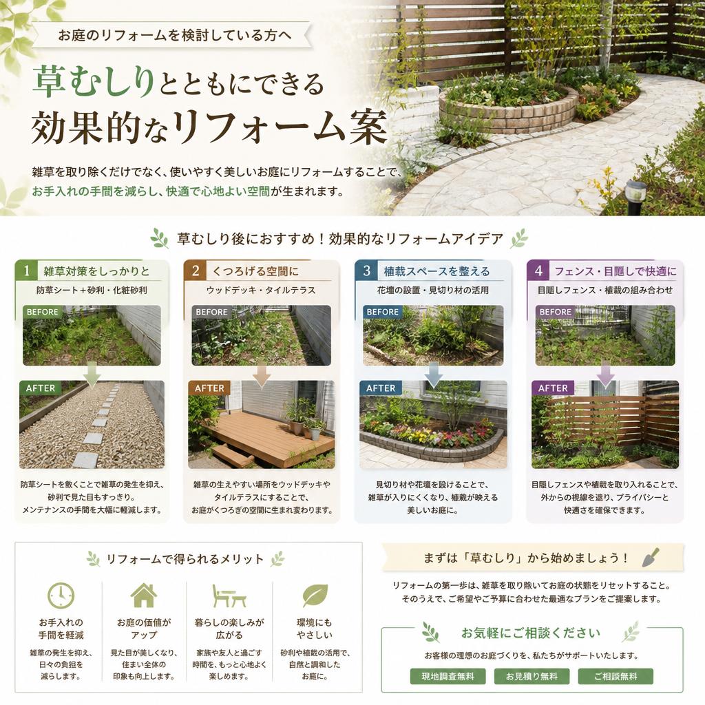 庭リフォームの提案