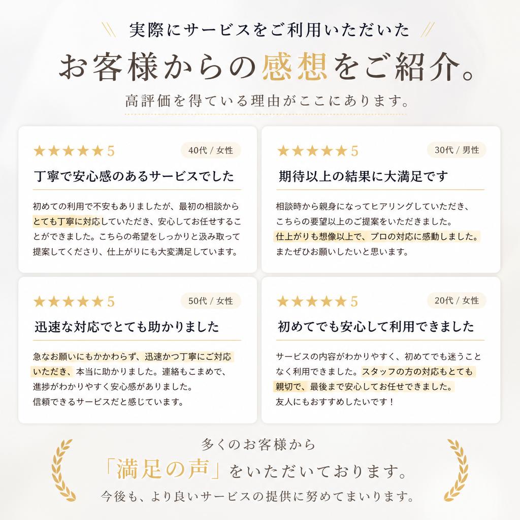 お客様の声