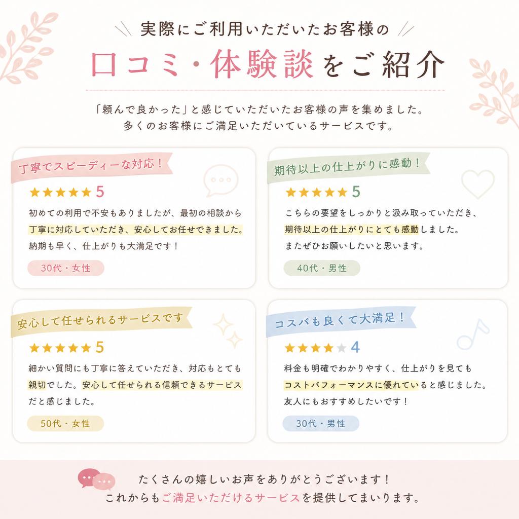 お客様の声