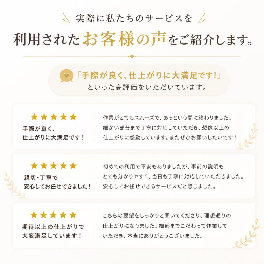 お客様の声