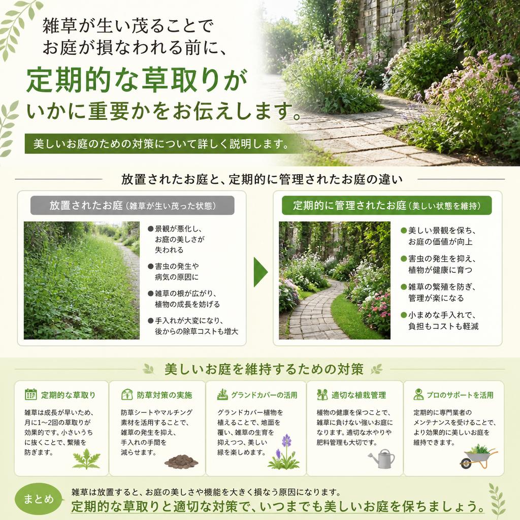 雑草対策の重要性