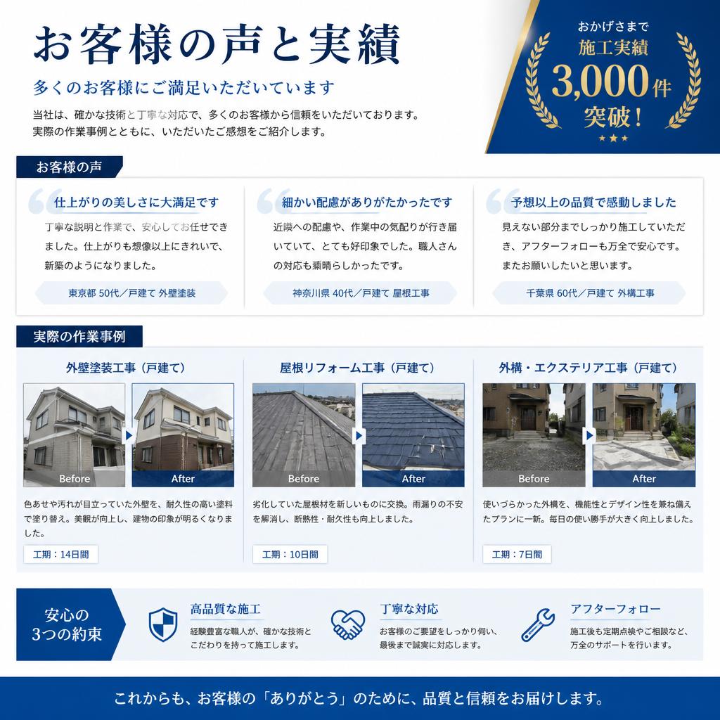 4. 実績とお客様の声