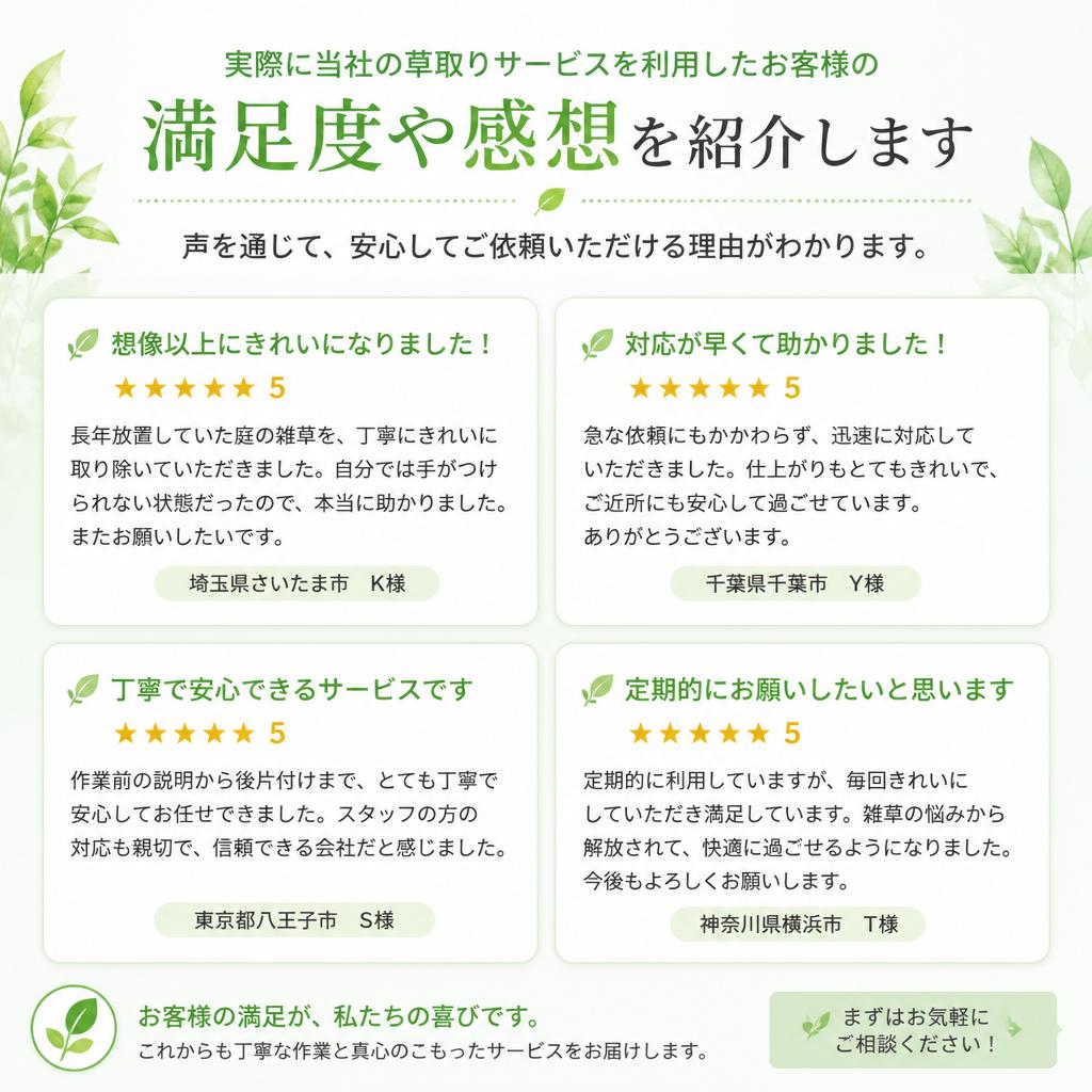 お客様の声