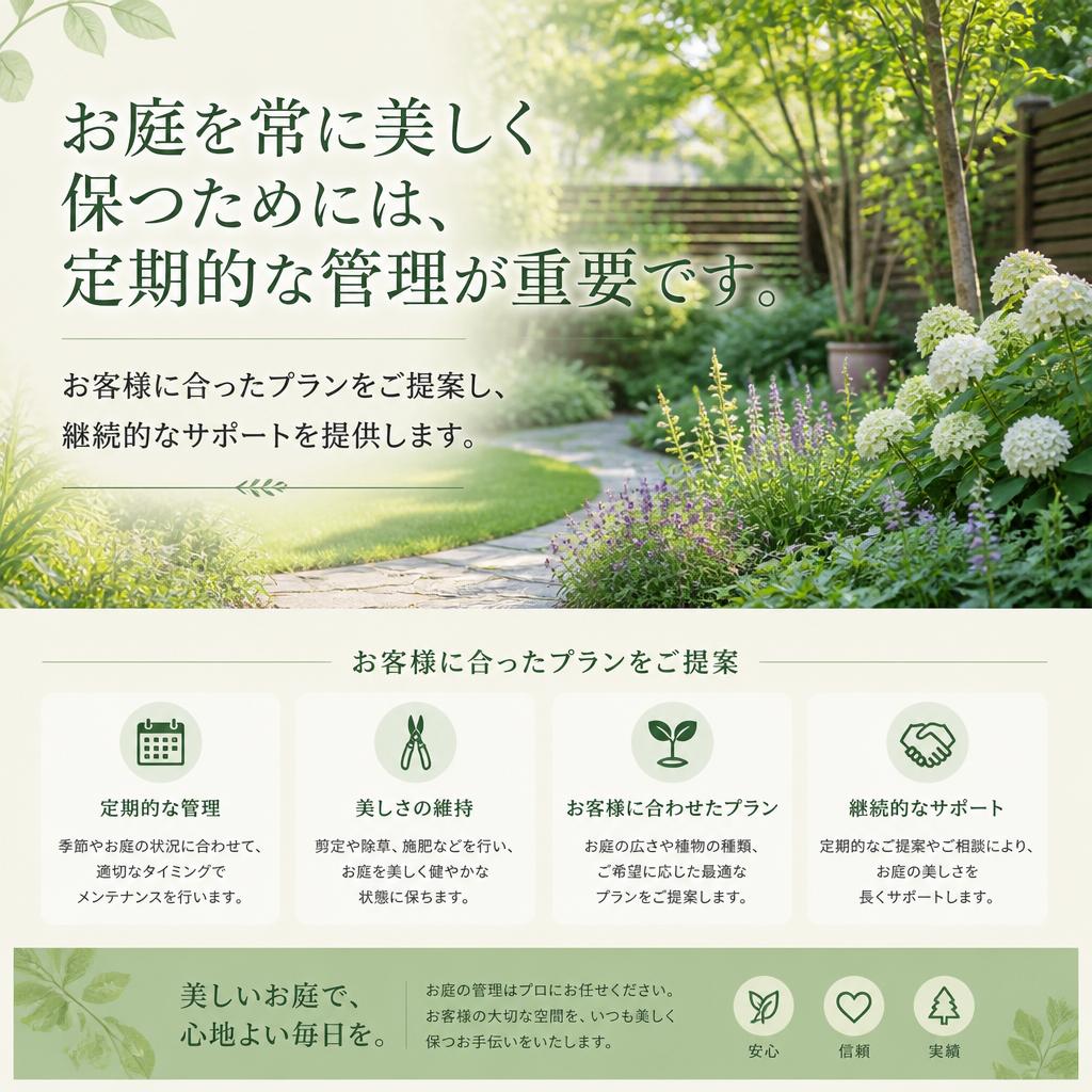 定期管理プランのご提案