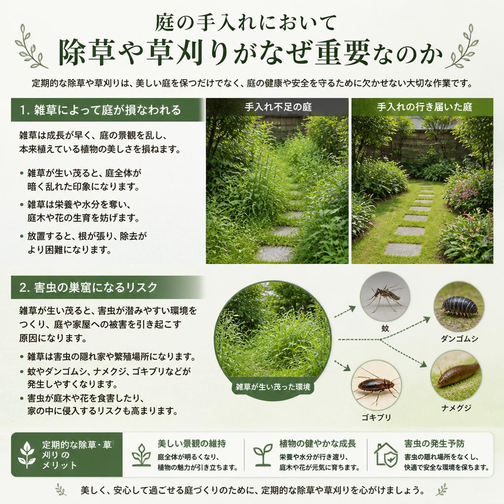 除草と草刈りの必要性