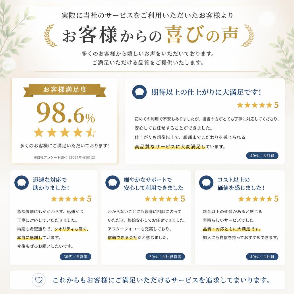 お客様の声