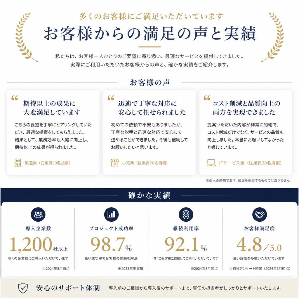 お客様の声