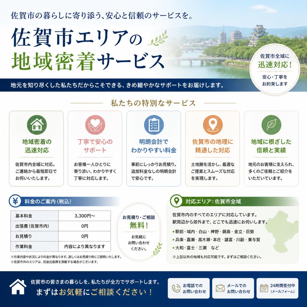 佐賀市の特別なサービス