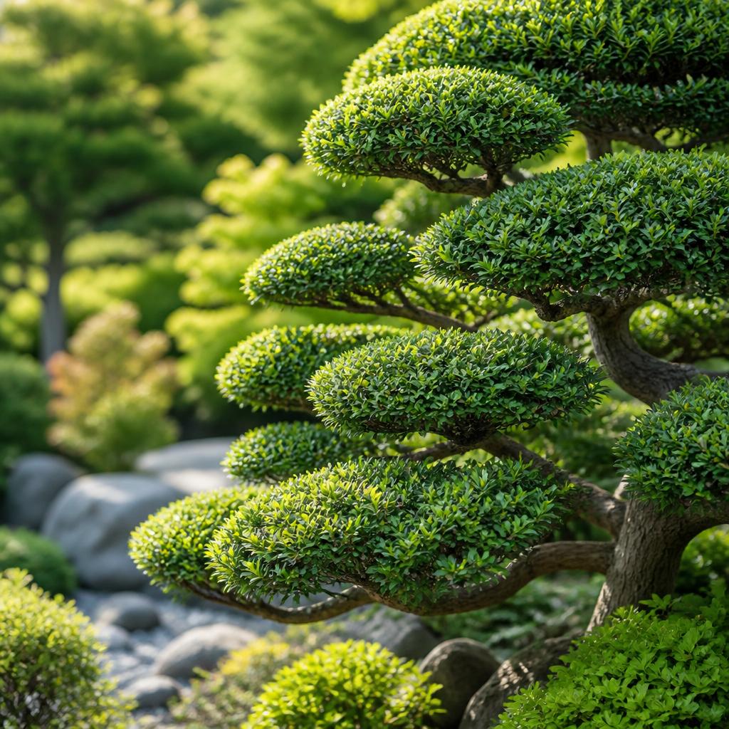 プロの庭木剪定