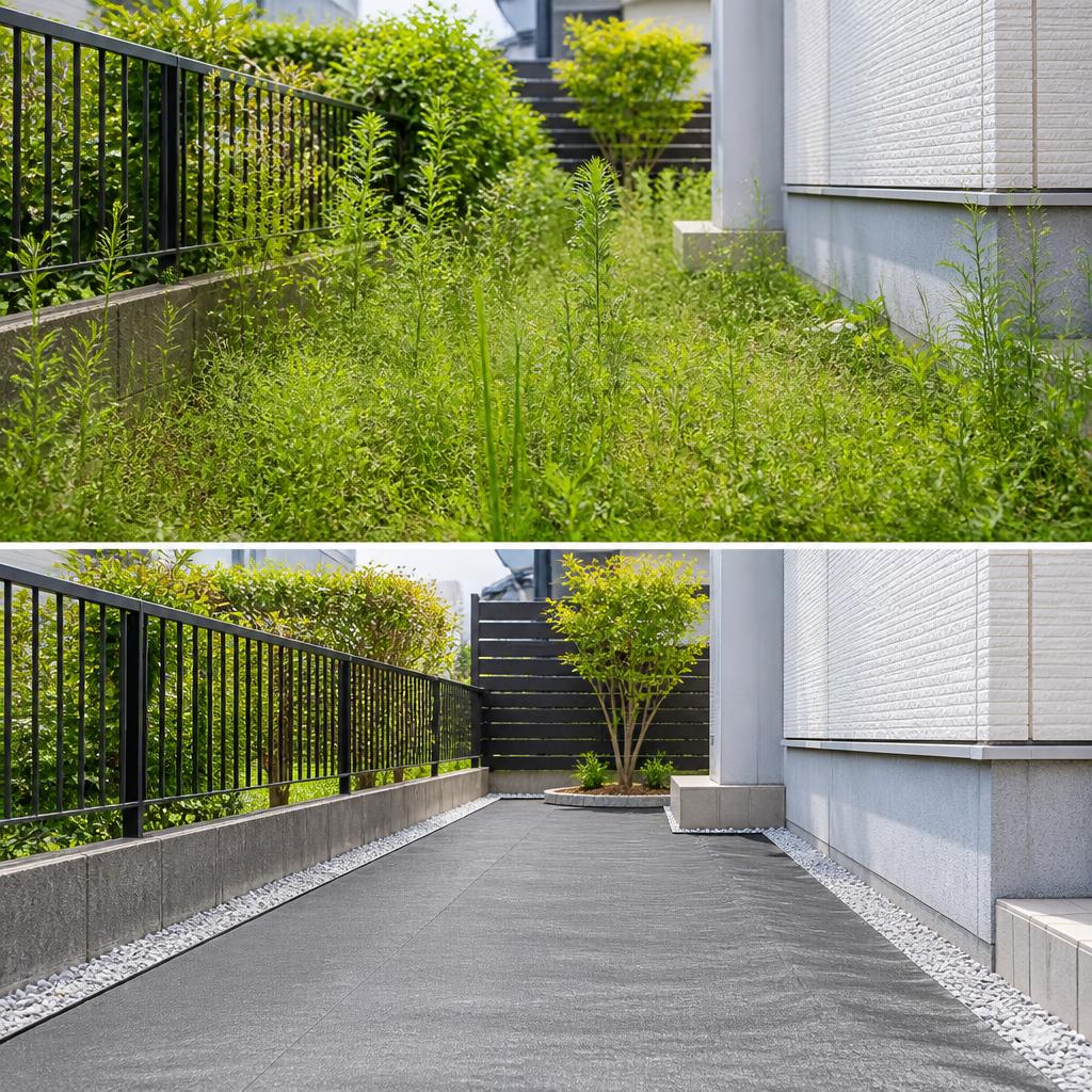雑草対策はプロにお任せ！