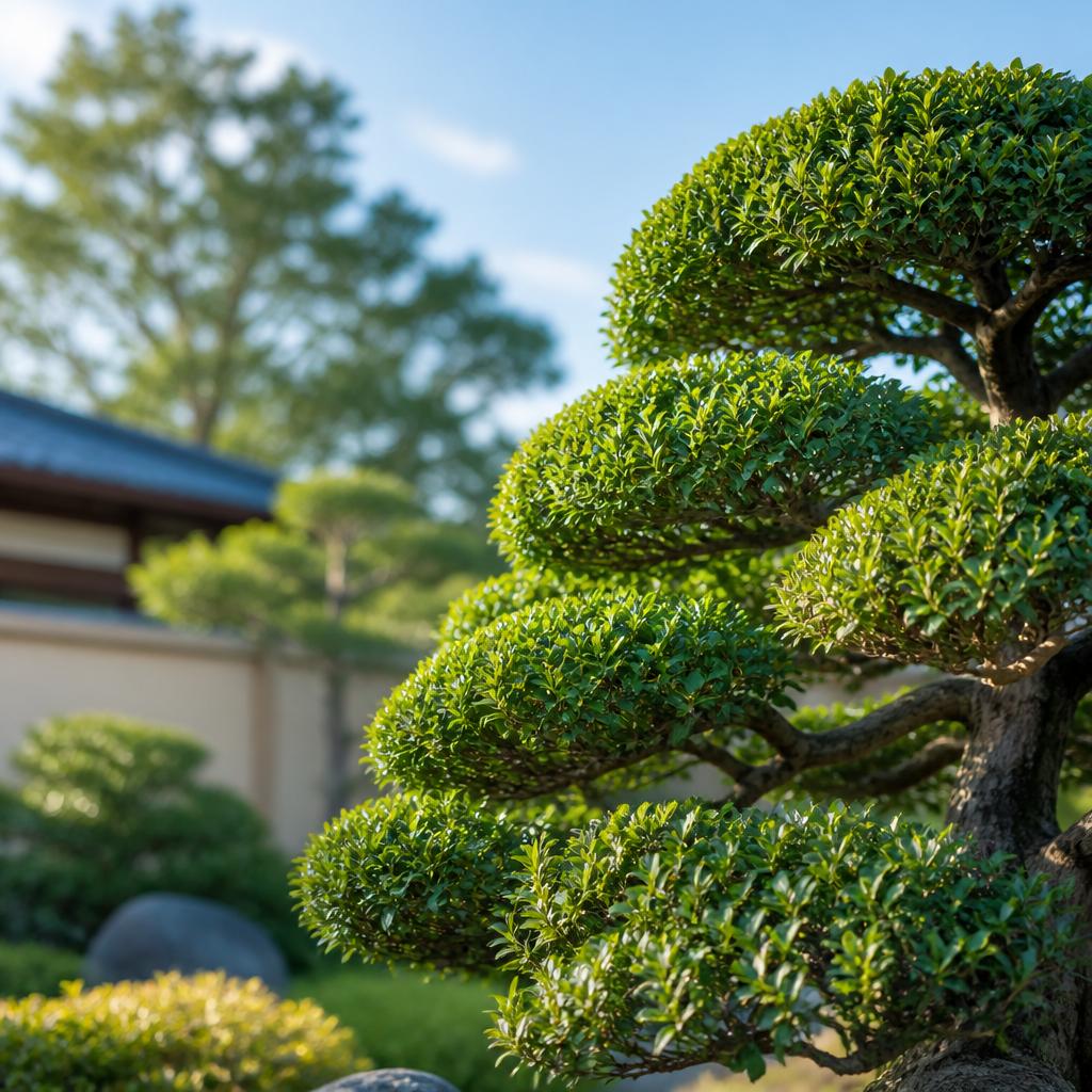 大野城市での植木剪定作業の特徴