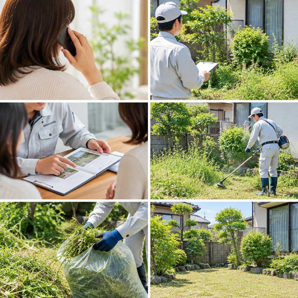 ご相談から作業完了まで、丁寧にお任せいただけます