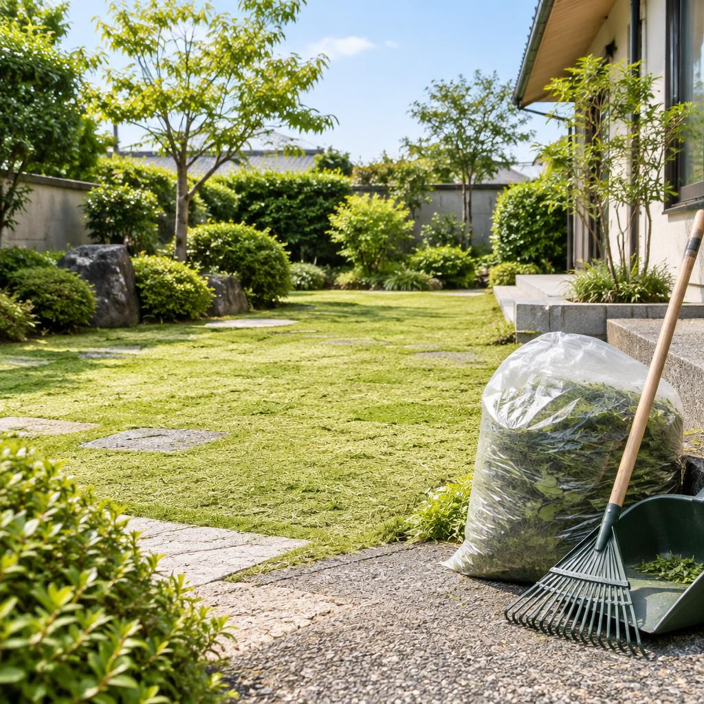 作業後の片付けまで抜かりなく、美しい仕上がりへ