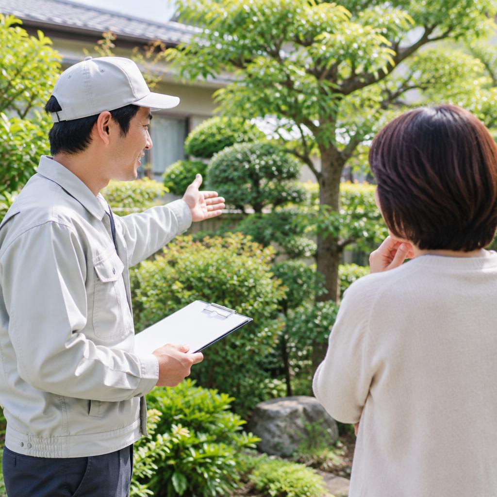 庭のお困りごとは、まず無料見積りから