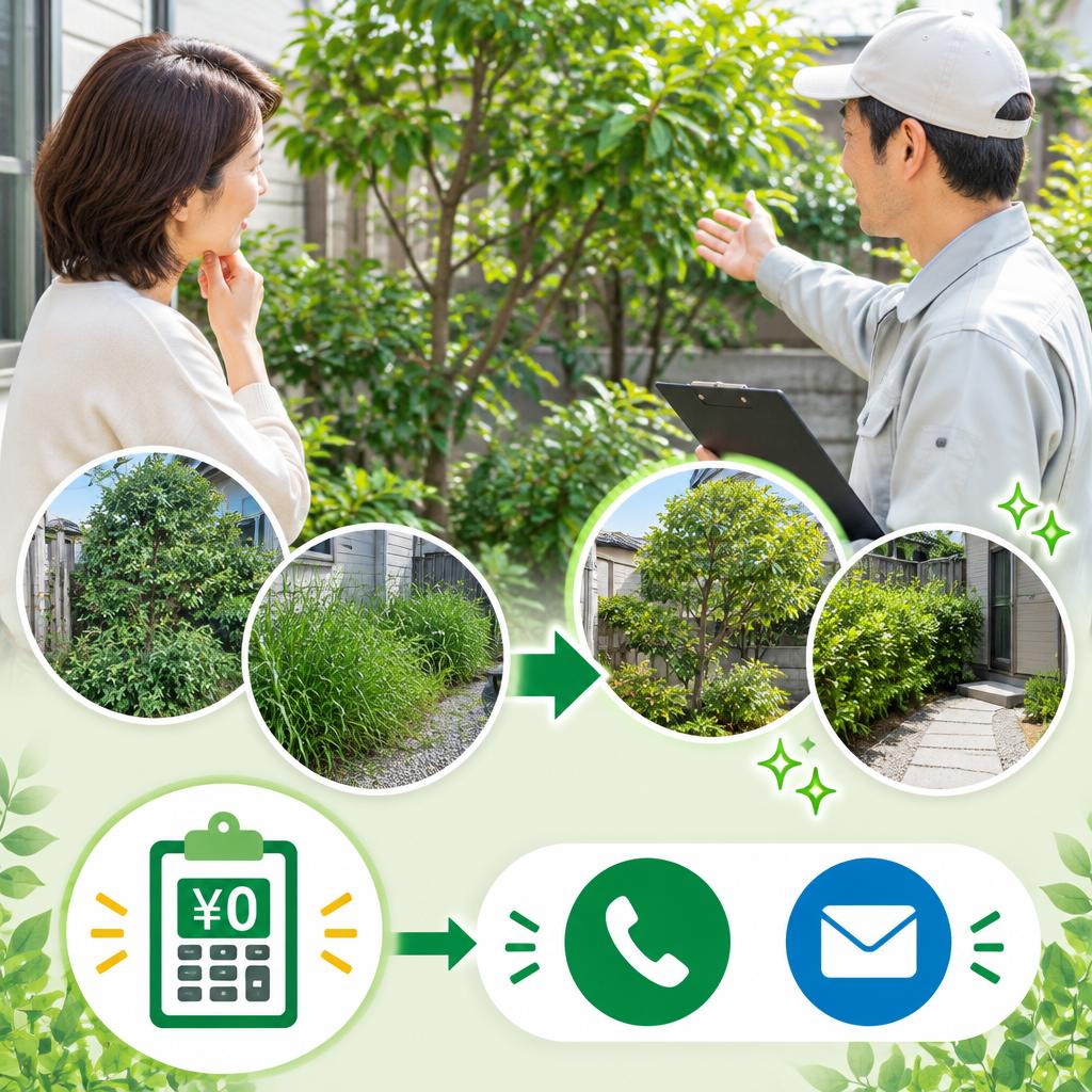 庭の剪定・維持管理、まずは無料でご相談ください