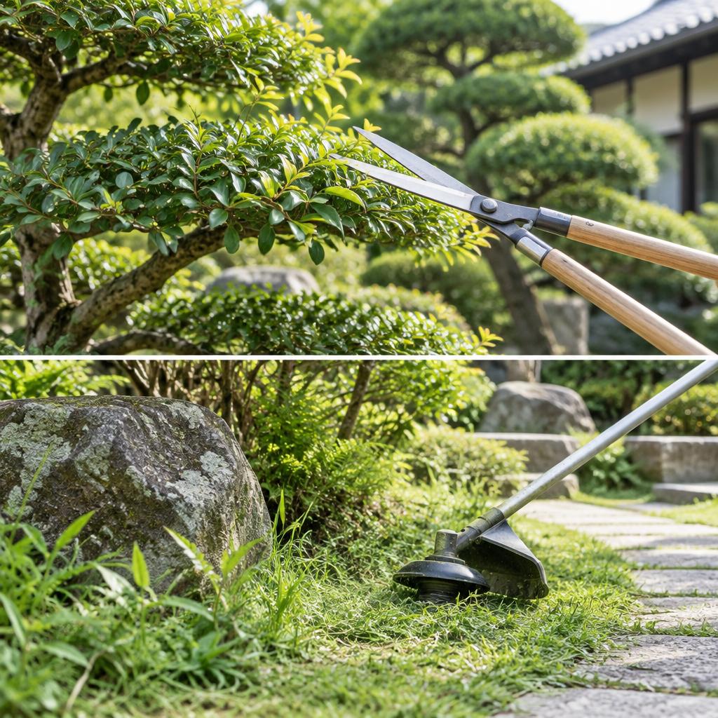 剪定業者にお任せ！庭木も草もすっきり整う理由