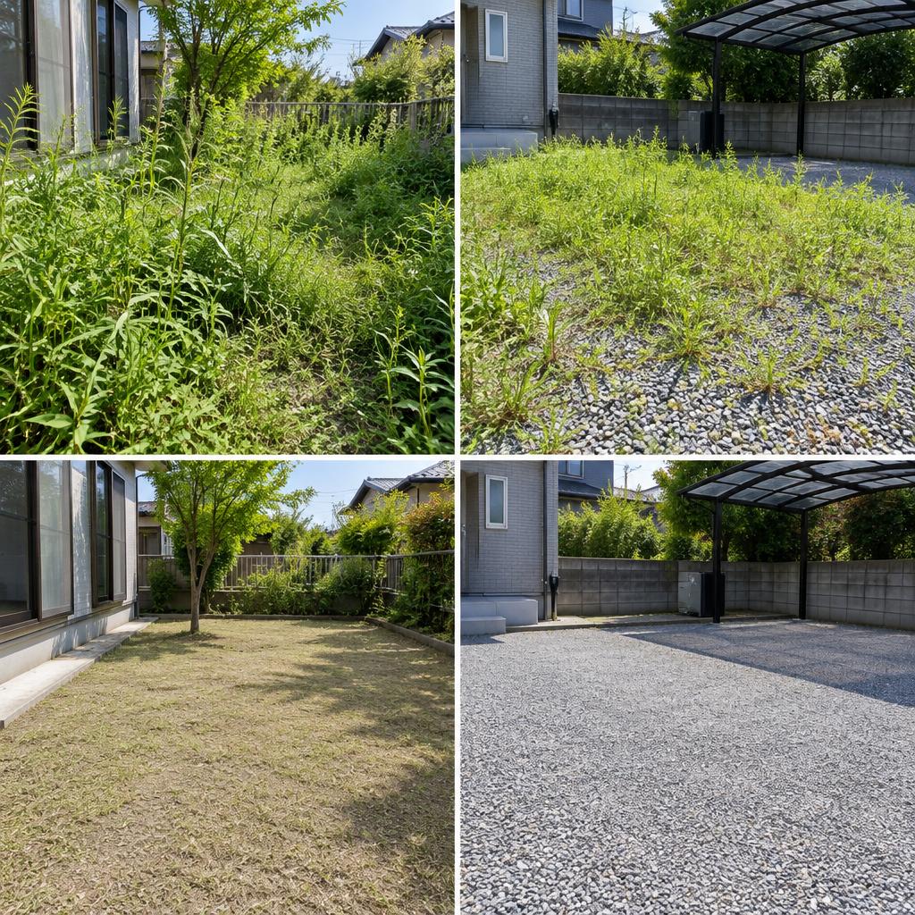 草刈りから始める、庭の美しいリセット